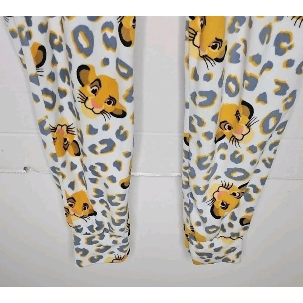 Disney The Lion King Simba 2 Pc Pajama Set Womens Sz XS White‎ Soft Fleece Sleep - Picture 11 of 16